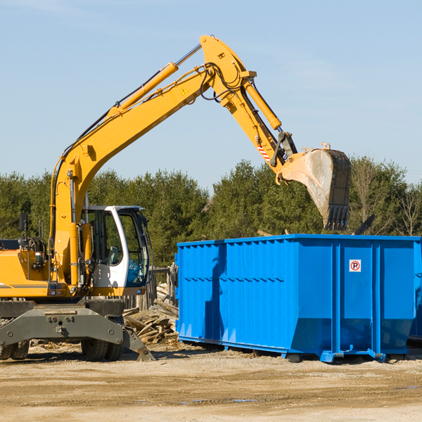 can i request a rental extension for a residential dumpster in Caton